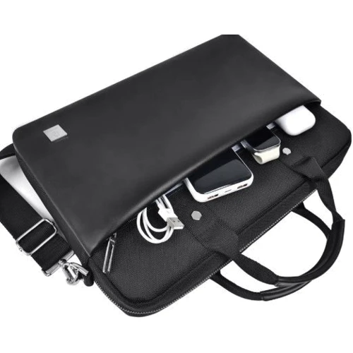 WIWU Hali Laptop Bag Series Black for MacBook 15-16": Цвет черный (Black)
