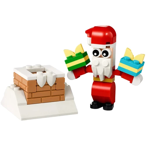 Конструктор LEGO Creator Різдвяні забави з димарем з Сантою (30692): Серія Creator