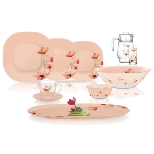 Столовый сервиз Luminarc Neo Carine Flor Peach 46 пр. (P7323)