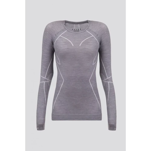 Термореглан Falke ESS Wool-Tech grey-heather 33211-3757 42 серый