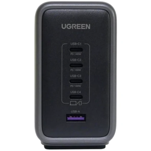 Зарядное устройство Ugreen Wall Charger 4хUSB-C+USB CD333 300W Nexode Gray (90903B)