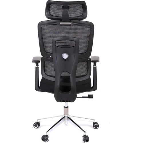 Кресло АКЛАС Арктик BL R-SR LVB-308 Black OS-3000 Black Черное (00144002): Материал обивки Ткань, С сеткой