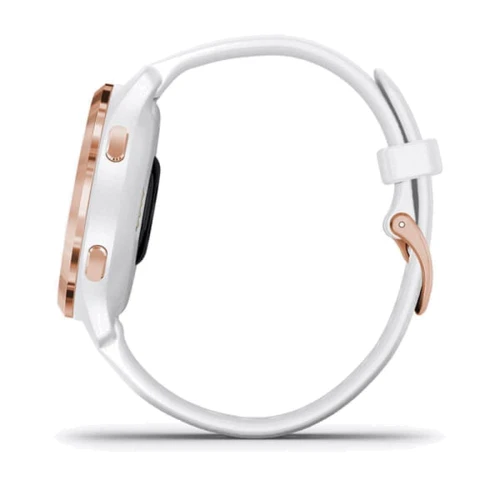 Смарт-часы Garmin Venu 2S Rose Gold Stainless Steel Bezel with White Case and Silicone Band (010-02429-13): Карты памяти нет