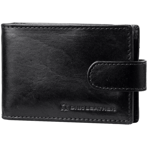 Мужская визитница DNK Leather черная (DNKTW-02-VT-black)