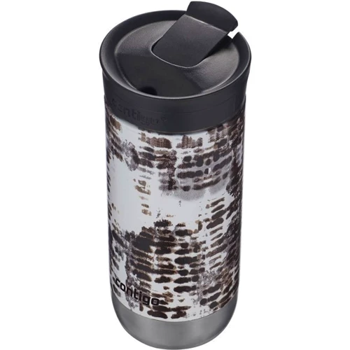 Термокухоль Contigo Huron New Couture Snapseal 473 мл Snakeskin (2098892): Матеріал колби Нержавеющая сталь