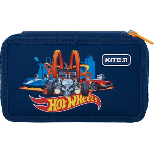 Пенал без наполнения Kite Hot Wheels HW22-623, 2 отделения
