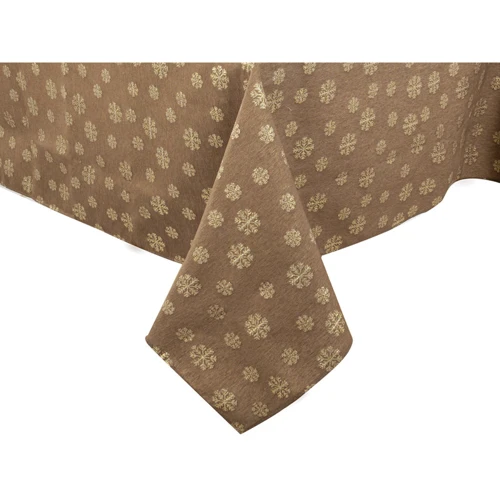 Скатерть тефлоновая Lefard "KAREN LUREX TEFLON TAUPE" 160х280 см