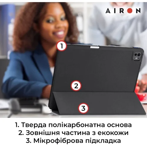 Аксесуар для iPad AirOn Premium SOFT Case Black для iPad Pro 13 2024 M4 фото 7