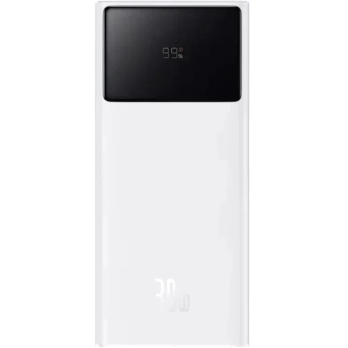 Внешний аккумулятор Baseus Power Bank 20000mAh Star-Lord Digital Display 30W White (P10022904213-00): Емкость батареи, мАч 20000