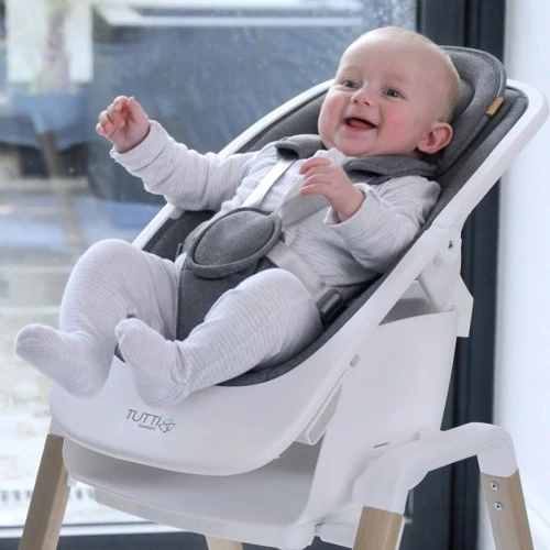 Крісло-шезлонг Tutti Bambini Nova Білий (611015/3511): Додаткові зручності Съемный чехол, Ремни безопасности