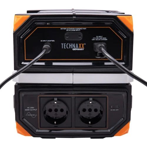 Зарядна станція Technaxx 504Wh 600W Powerstation (TX-202): Виходи споживачів Автоприкурювач, USB-A, USB-C, 220V