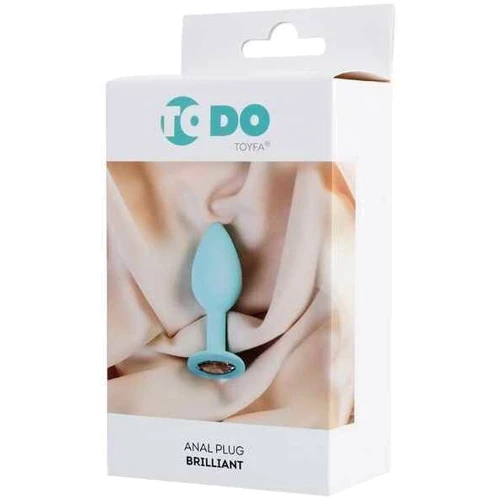 Анальная пробка с кристаллом ToDo by Toyfa Anal Plug Brilliant