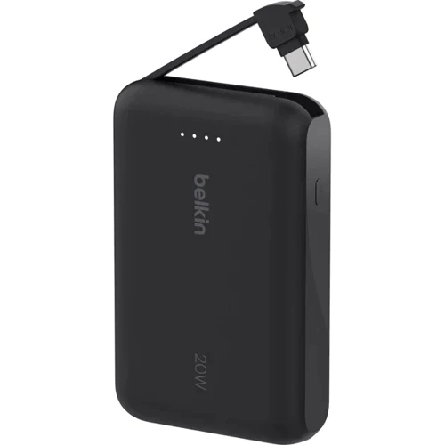 Зовнішній акумулятор Belkin Power Bank 10000mAh з USB-C Cable 20W Black (BPB021HQBK)