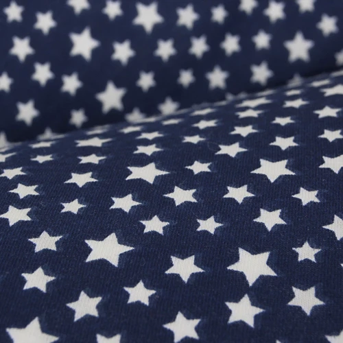 Подушка для вагітних Ceba Physio Multi джерсі W-741-700-668 Navy Stars синій: Колір синий