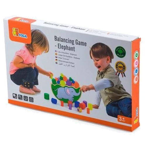 Дерев'яна гра-баланс Viga Toys Слонік (50390): Тип прочее