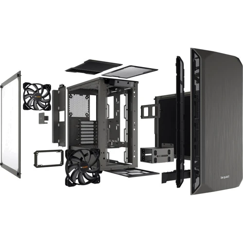Корпус be quiet! Pure Base 500 Window Metallic Gray (BGW36): Типорозмір Midi-Tower