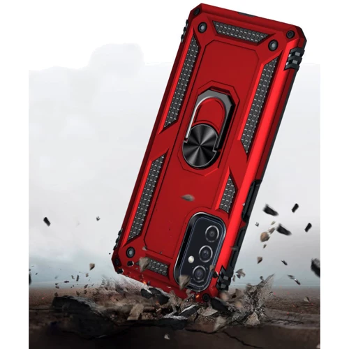 Чохол для телефона BeCover Military Red для Samsung M526 Galaxy M52 (707118): Матеріал TPU (термополиуретан) и пластик