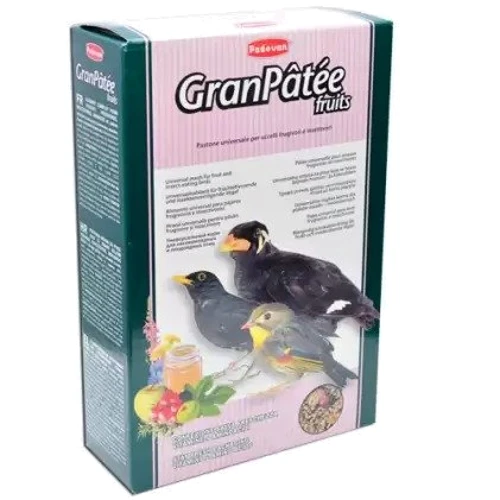 Корм Padovan Granpatee Fruits повседневный для насекомоядных и плодоядных птиц 1 кг (PP00192)