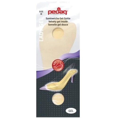 Стельки гелевые Pedag Lady Gel женские для модельной обуви размер L: Размер 41