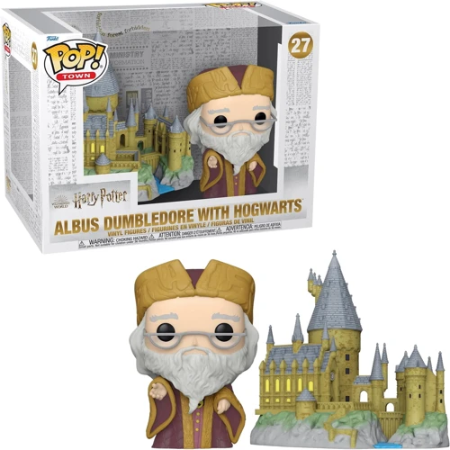 Игровая фигурка Funko POP! Deluxe серии Harry Potter Дамблдор с Хогвартсом (57369): Серия Harry Potter