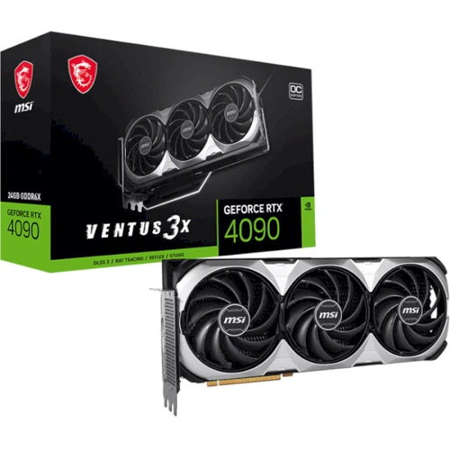 Видеокарта MSI GeForce RTX 4090 VENTUS 3X E 24G OC: Объем памяти, Гб 24