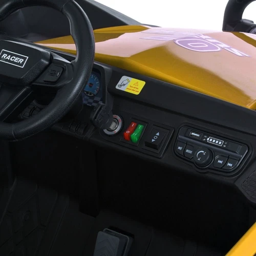 Детский электромобиль Bambi Багги желтый (M 6207EBLR-6(24V))