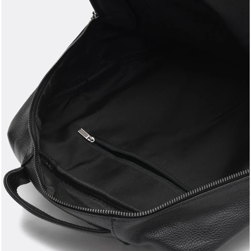 Мужской рюкзак Keizer черный (K1544-black): Фактура Зернистая, Матовая
