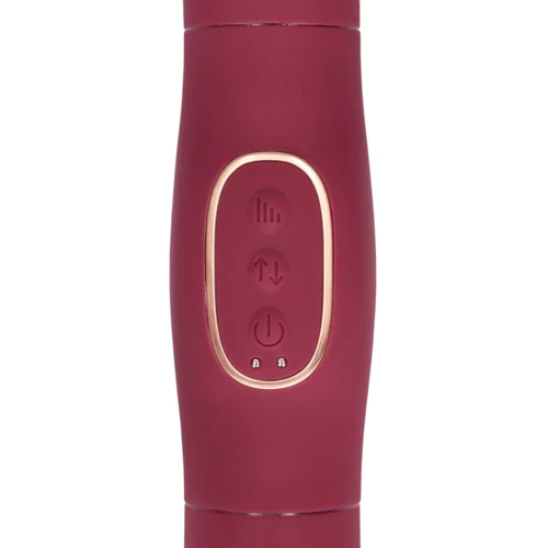 Двухсторонний вибратор Loveline Burgundy