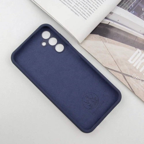 Чохол для телефона Lakshmi Premium Silicone Case з Logo Full Camera Midnight Blue для Samsung A356 Galaxy A35: Тип накладка на заднюю часть
