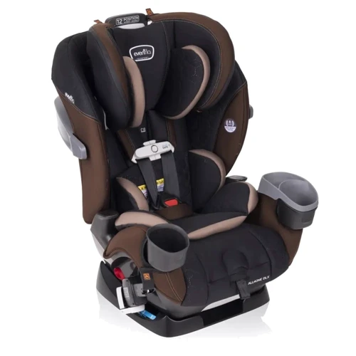 Автокресло Evenflo All4One DLX Canyons Gray (032884203024): Внутренние ремни 5-ти точечный ремень с мягкими накладками