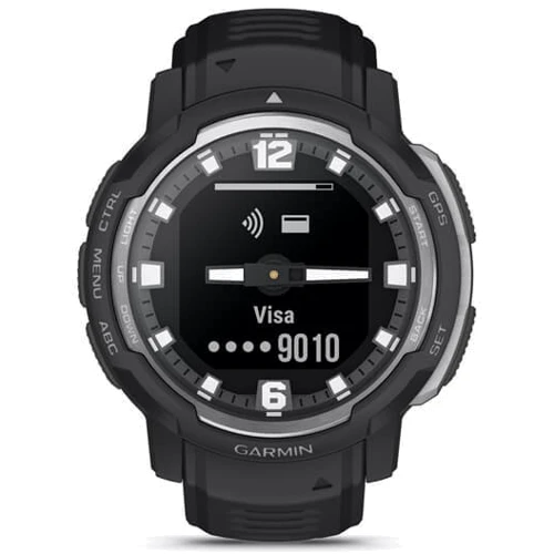 Смарт-часы Garmin Instinct Crossover Black (010-02730-03): Особенности Бесконтактная оплата, С большой автономностью, Водонепроницаемые, Компас