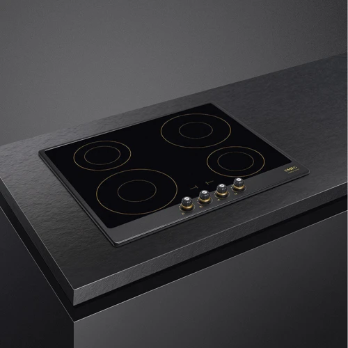 Варочная поверхность SMEG SI764AOM: Размеры для встраивания 56х49 см