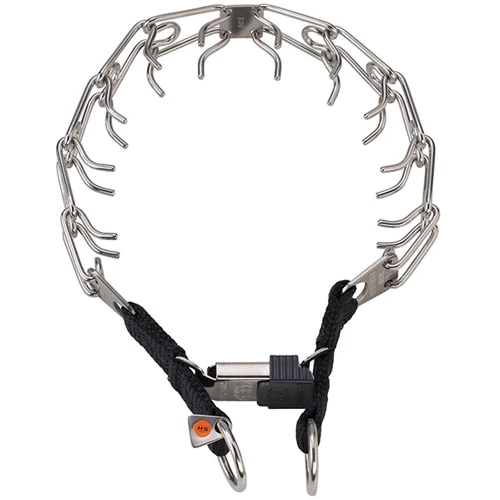 Строгий ошейник для собак Sprenger Ultra-Plus Training Collar с 2-мя кольцами и замком ClicLock нержавеющая сталь 4 мм 60 см (39690)