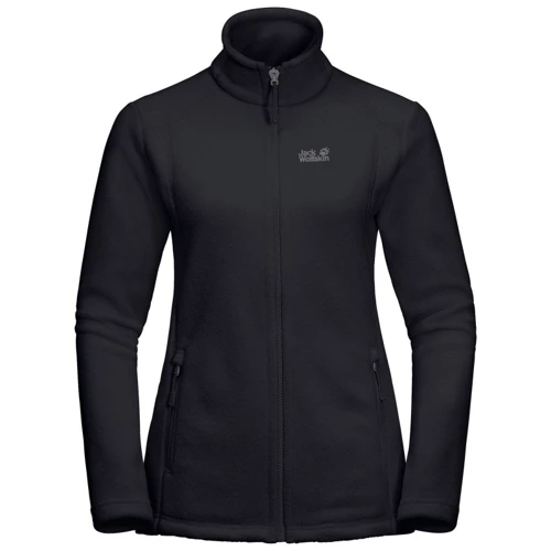 

Толстовка Jack Wolfskin Midnight Moon Women 1703862-6000 40 черная на молнии