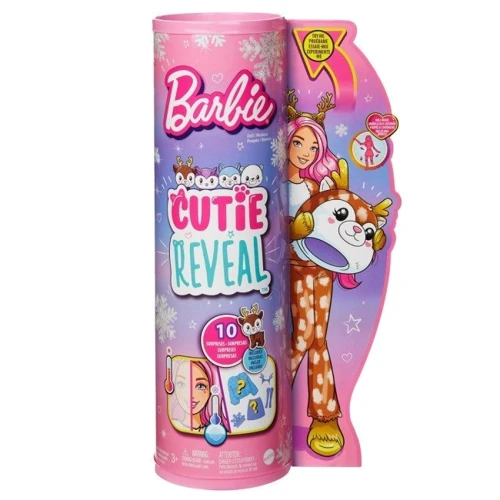 Кукла Barbie Cutie Reveal Зимний блеск в костюме оленя (HJL61) фото 3
