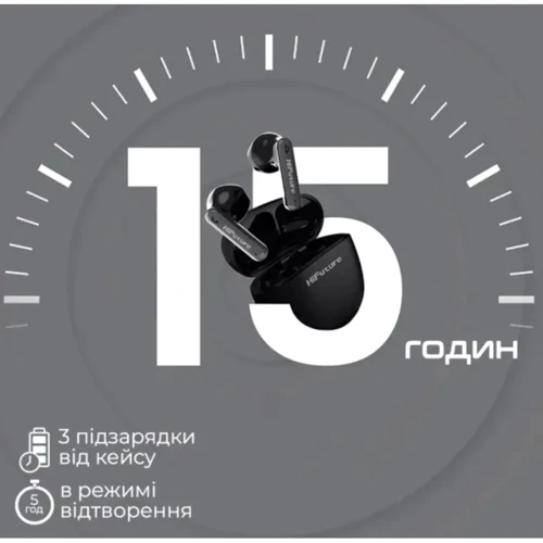 Наушники HiFuture ColorBuds2 Black (colorbuds2.black): Тип крепления без креплений