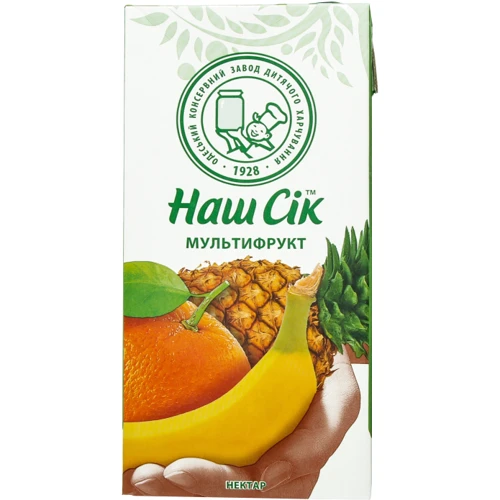 Нектар ОКЗДХ Наш Сік мультифруктовый неосветленный 1.93 л (4820003689325)