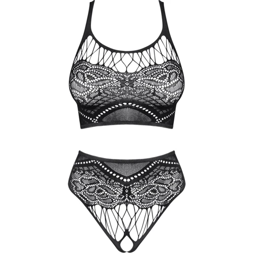 Комплект Obsessive K103 top & panties Black, S/M/L