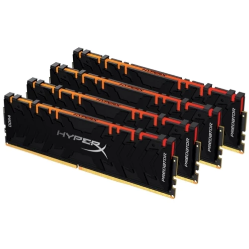 HyperX (Kingston FURY) 128 GB (4x32GB) DDR4 3600 MHz Predator RGB (HX436C18PB3AK4 / 128)