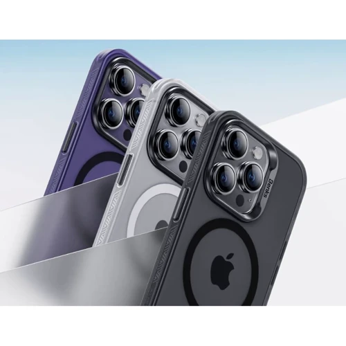 Чехол для iPhone Benks MagClap Lucid Armor Protective Natural Titanium for iPhone 15 Pro: Материалы поликарбонат и полиуретан