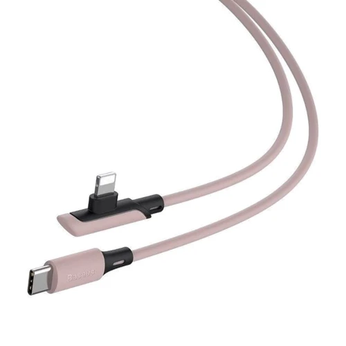 Кабель Baseus Cable USB-C to Lightning Colorful Elbow 18W 1.2m Pink (CATLDC-A04): Тип USB-C - Lightning