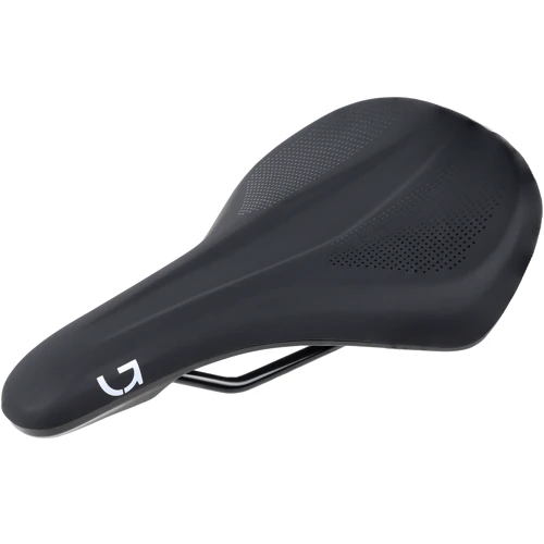 Сідло Green Cycle Comfort Foam 162, сталеві рейли, чорне (SAD-88-21): Анатомічна виїмка Есть