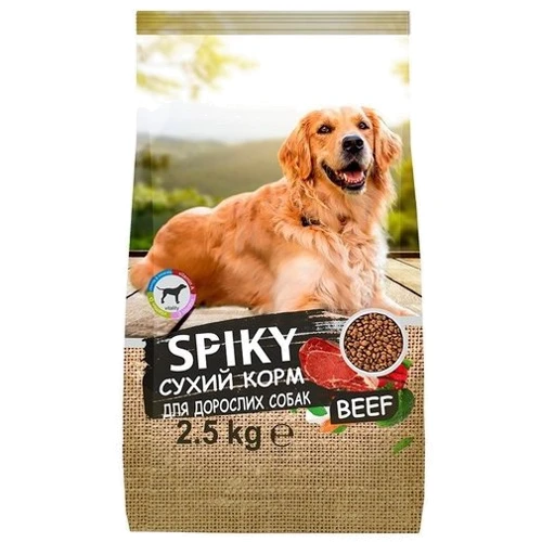Сухой корм Spiky Beef для собак со вкусом говядины 2.5 кг
