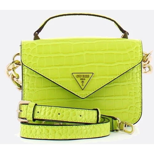 Жіноча сумка-сетчел GUESS RETOUR MINI TOP HANDLE FLAP лаймова (HWCG8664780-LIM)