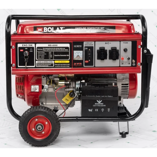 Бензиновый генератор Bolat MB-6000: Количество фаз 1