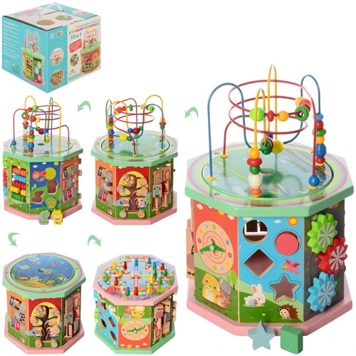 Деревянная игрушка TREE TOYS развивающий центр (MD 2385)