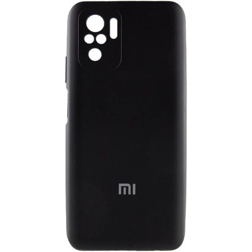 Чехол для телефонов Mobile Case Silicone Cover Shield Camera Black for Xiaomi Redmi Note 10 / Note 10s