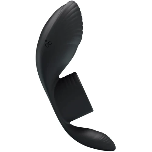 Виброкольцо LYBAILE Pretty Love Vibration Penis Sleeve Black (BI-210198)