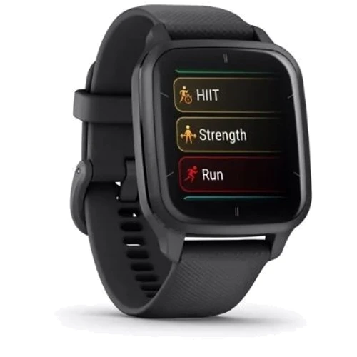 Смарт-часы Garmin Venu SQ 2 Music Slate Aluminium Bezel with Black Case and Silicone Band (010-02700-10): Сенсорный экран есть