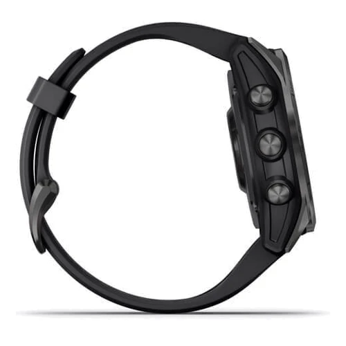 Смарт-часы Garmin Fenix 7S Sapphire Solar Carbon Grey DLC Titanium with Black Band (010-02539-25): Интерфейсы подключения Bluetooth , Wi-Fi , ANT +